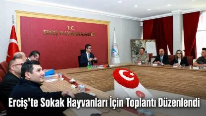 Erciş’te Sokak Hayvanları İçin Değerlendirme Toplantısı Yapıldı
