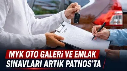 MYK Oto Galeri ve Emlak Sınavları Artık Patnos’ta
