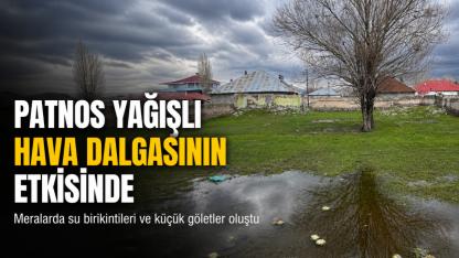 Patnos Yeni Yağışlı Hava Dalgasının Etkisi Altına Girdi