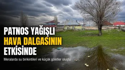 Patnos Yeni Yağışlı Hava Dalgasının Etkisi Altına Girdi