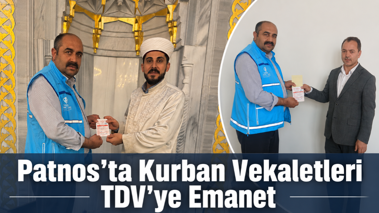 TDV Patnos’ta Kurban Bağışlarını Kabul Etmeye Devam Ediyor