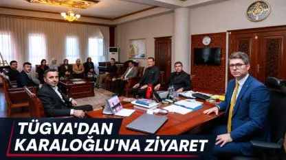 TÜGVA Erciş’ten Kaymakam Karaloğlu’na Ziyaret