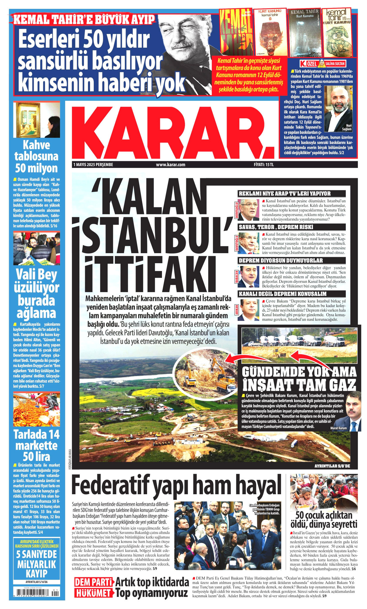 KARAR Gazete Manşeti