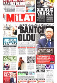 MİLAT Gazete Manşeti