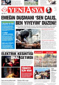 YENİ ASYA Gazete Manşeti