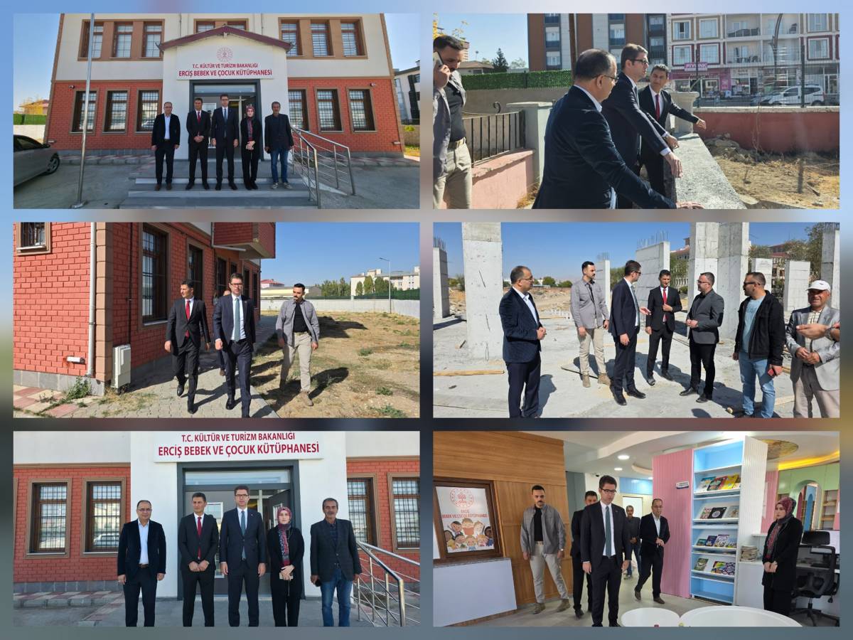 Erciş Kaymakamı Murat Karaloğlu Bebek ve Çocuk Kütüphanesini Ziyaret Etti