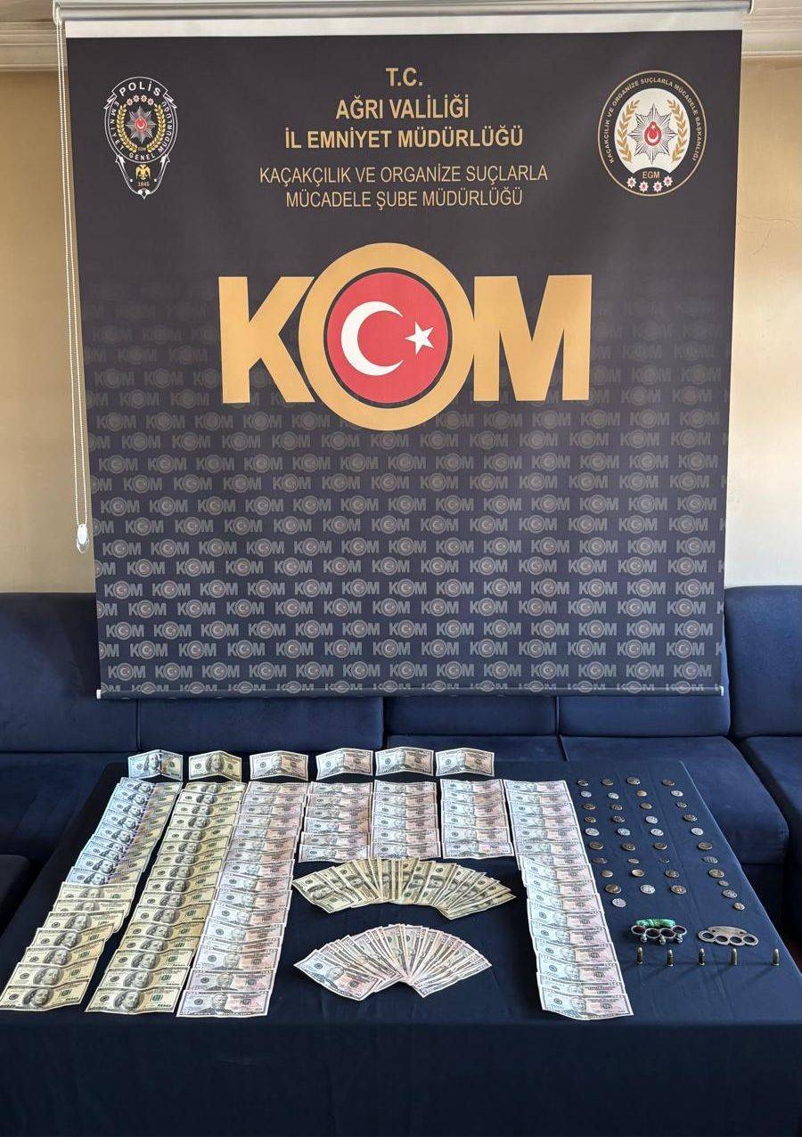 Ağrı’da Sahte Para ve Tarihi Eser Operasyonu