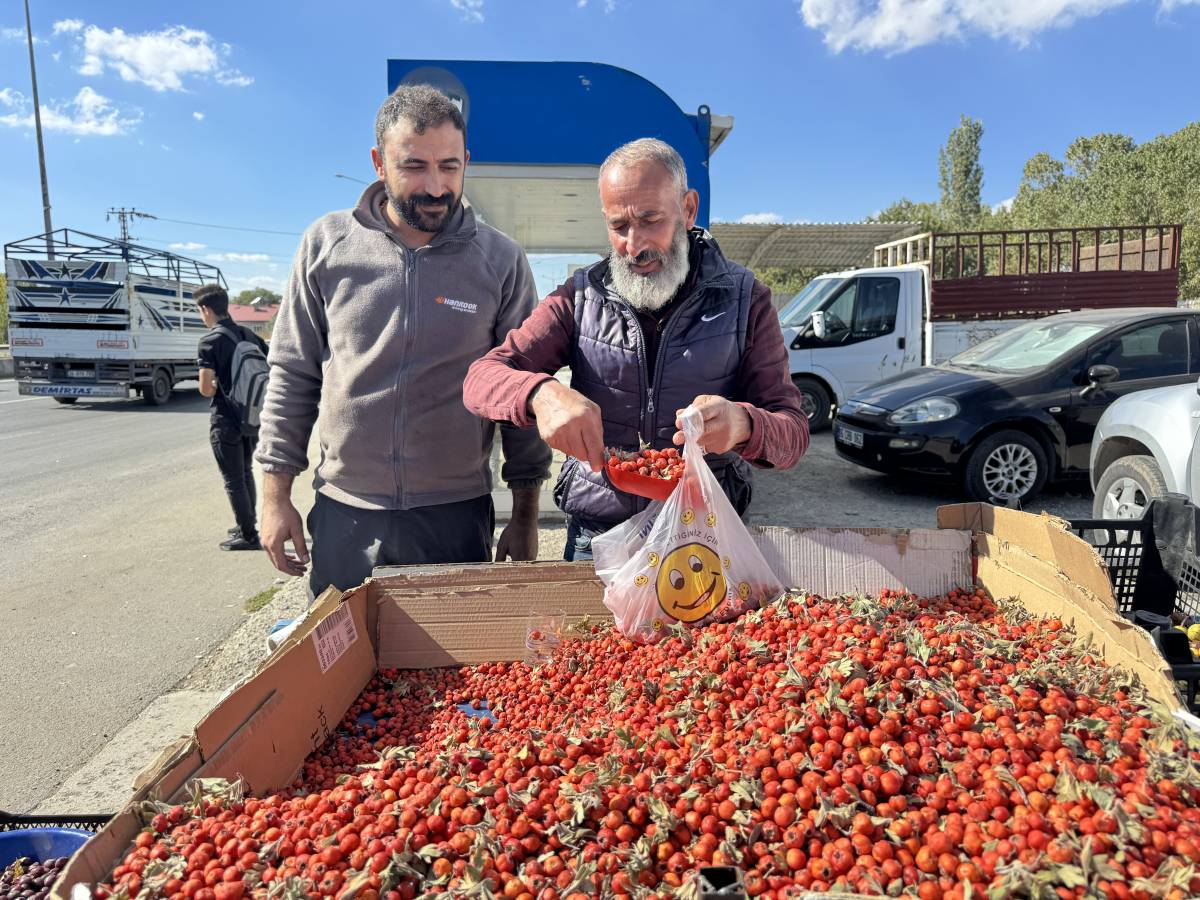 Ağrı’da Sonbaharın Doğal Lezzetleri Tezgâhlarda Yerini Aldı