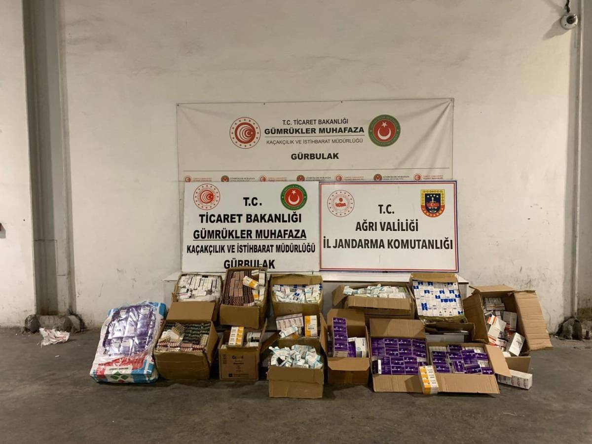 Ağrı Gürbulak Gümrük Kapısı’nda Kaçak İlaç Operasyonu