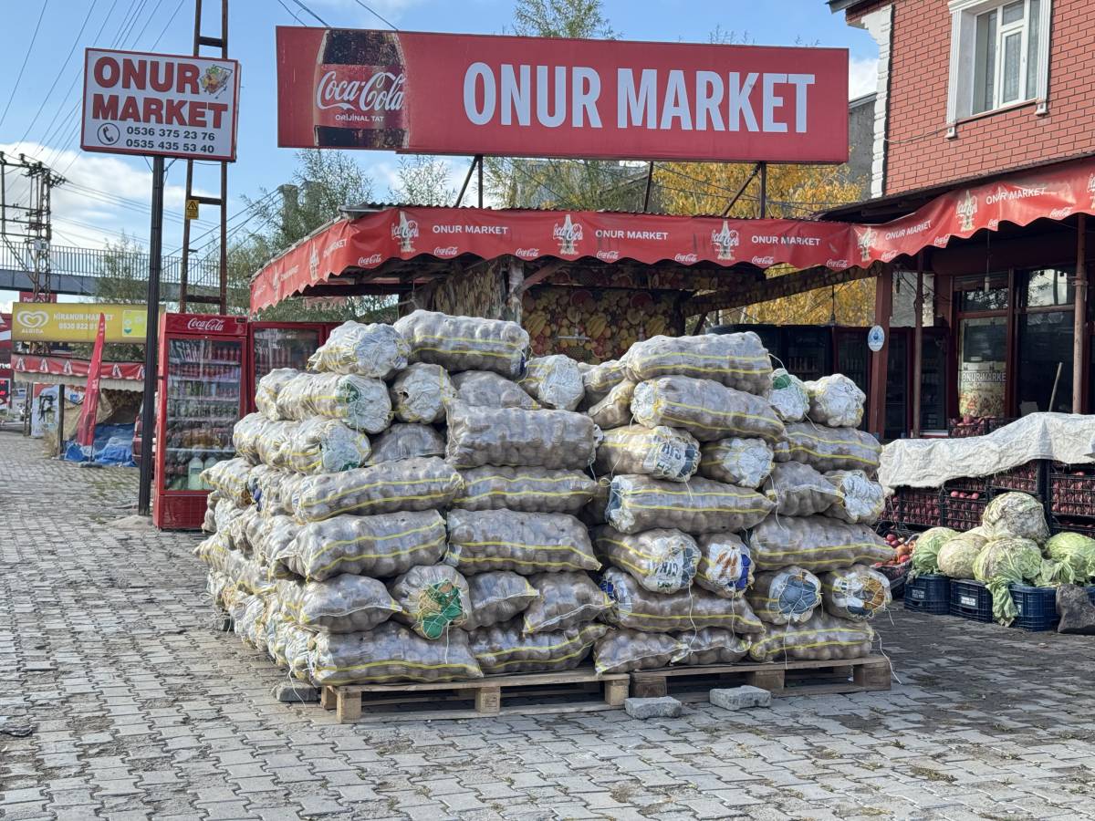 Ağrılılar Kışa Patates Stoku Yaparak Hazırlanıyor