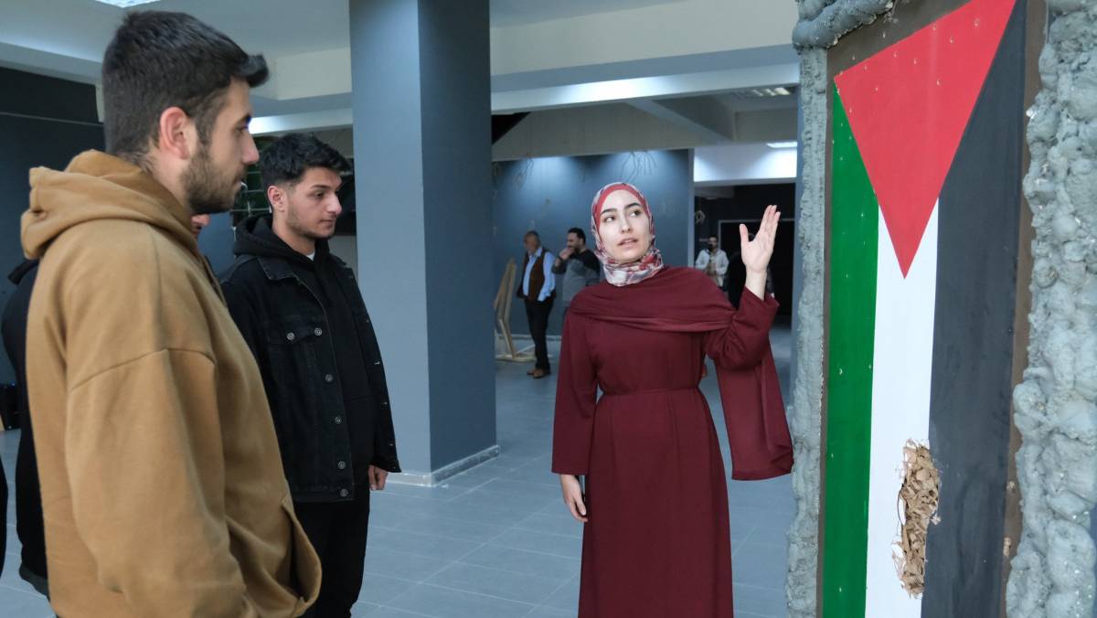 Ağrı’daki Öğrencilerden Gazze’ye İthaf Edilen Sergi