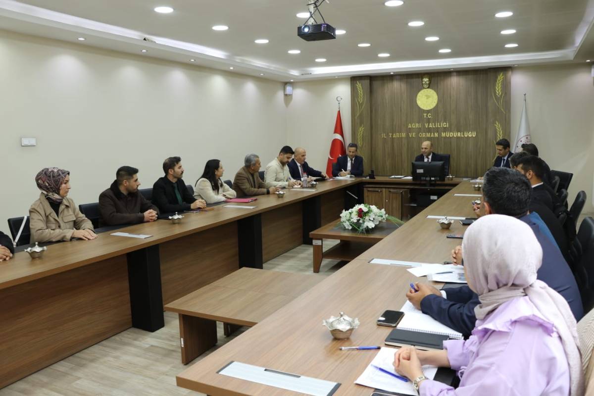 Ağrı’da Genel Tarım Sayımı ve TÜKAS Değerlendirme Toplantısı Yapıldı