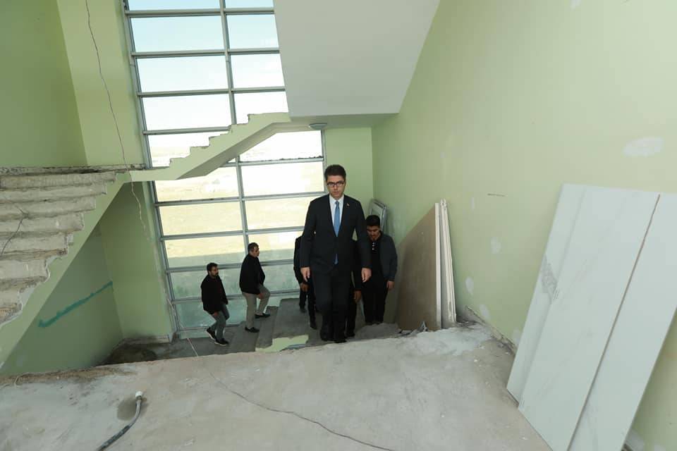 Kaymakam Karaloğlu, Erciş Öğretmenevindeki Tadilat Çalışmalarını İnceledi