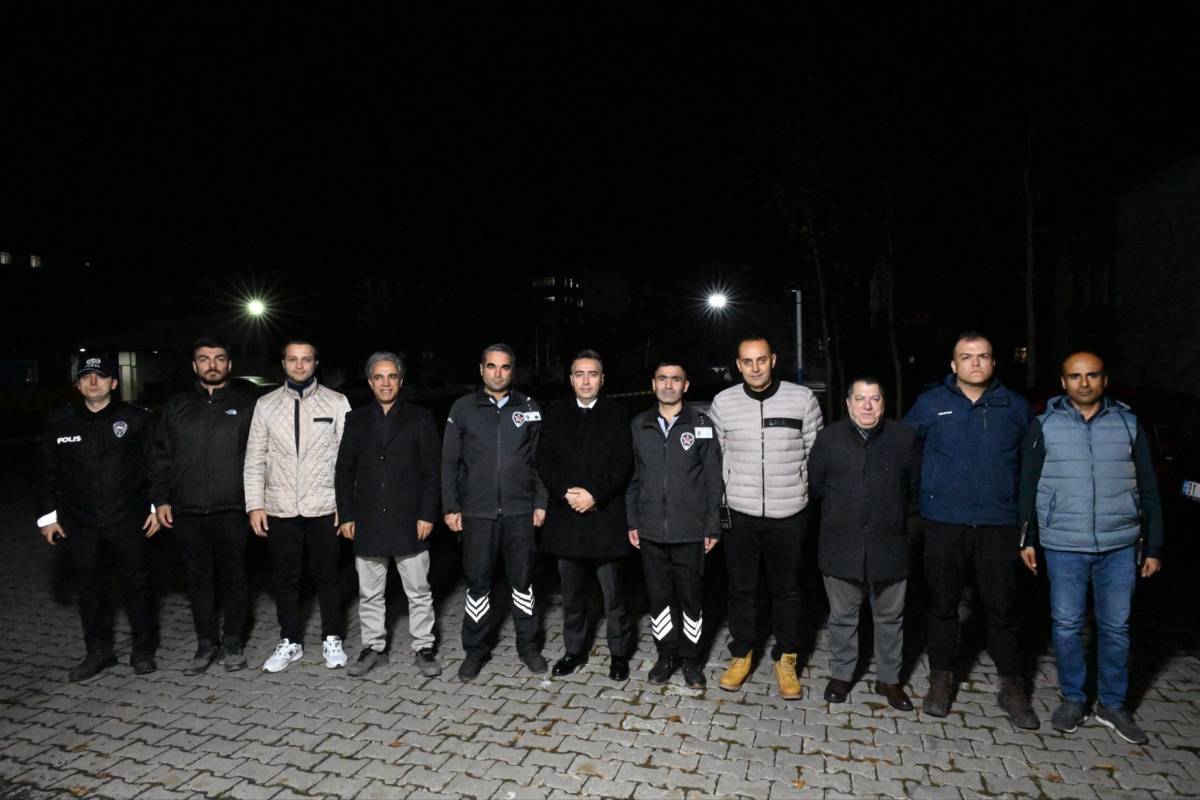 Ağrı İl Emniyet Müdürü Önder’den KYK Yurtlarında Gece Denetimi