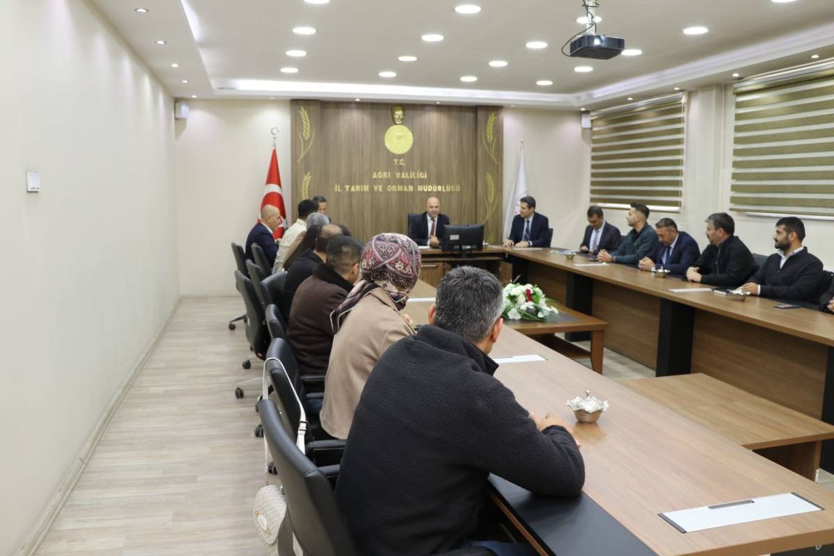 Ağrı’da Genel Tarım Sayımı ve TÜKAS Değerlendirme Toplantısı Yapıldı