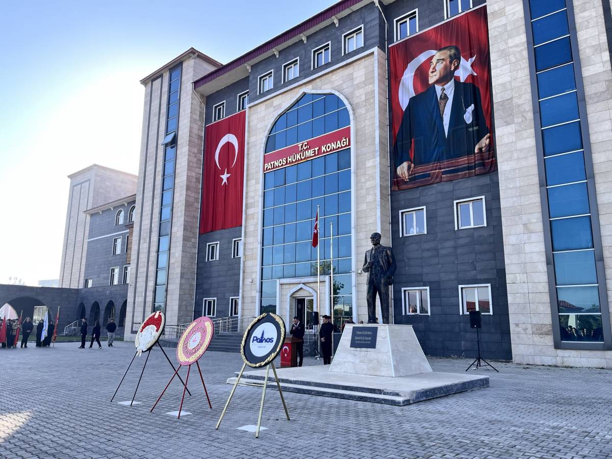 Patnos'ta 10 Kasım Atatürk’ü anma programı düzenlendi