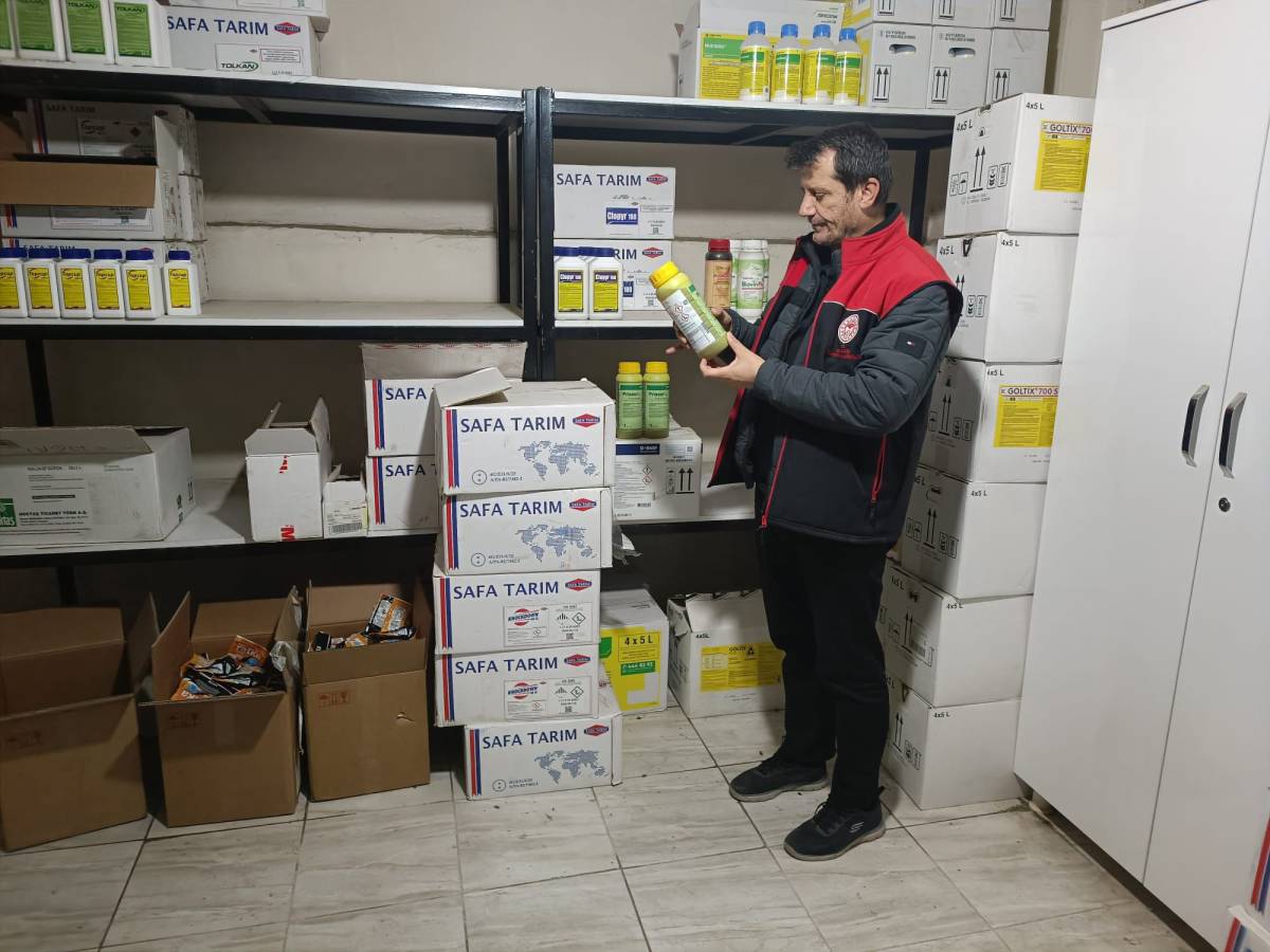 Ağrı’da Bitki Koruma Ürünleri Bayilerine Denetim