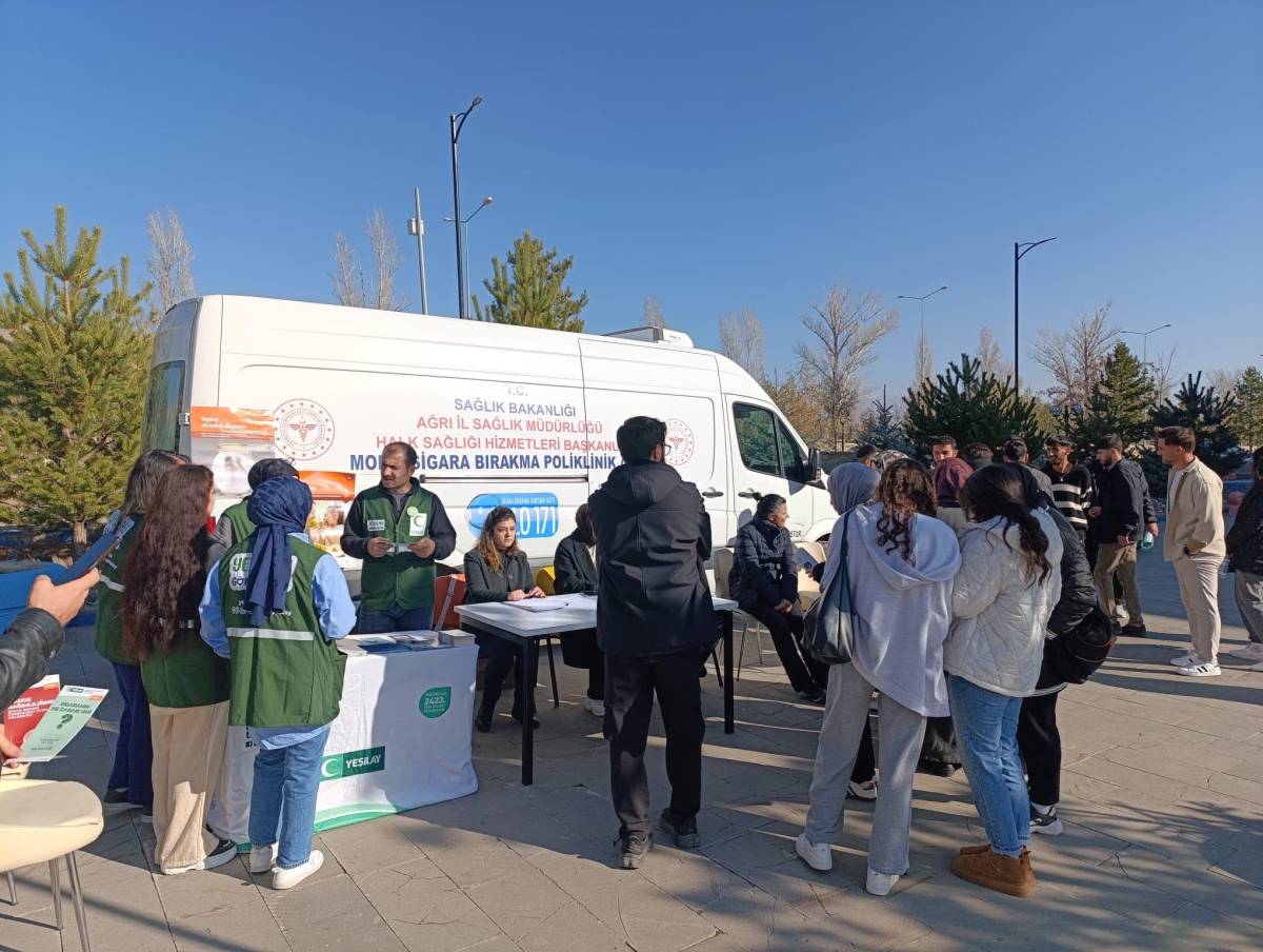 Ağrı’da Sigarayı Bırakmak İsteyenlere Mobil Destek