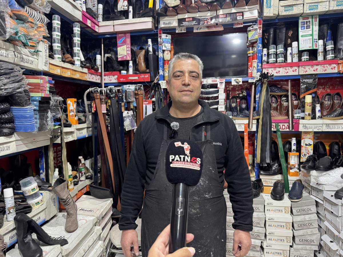 Ağrı’da 35 Yıllık Ayakkabı Ustası Kış Öncesi İş Başında