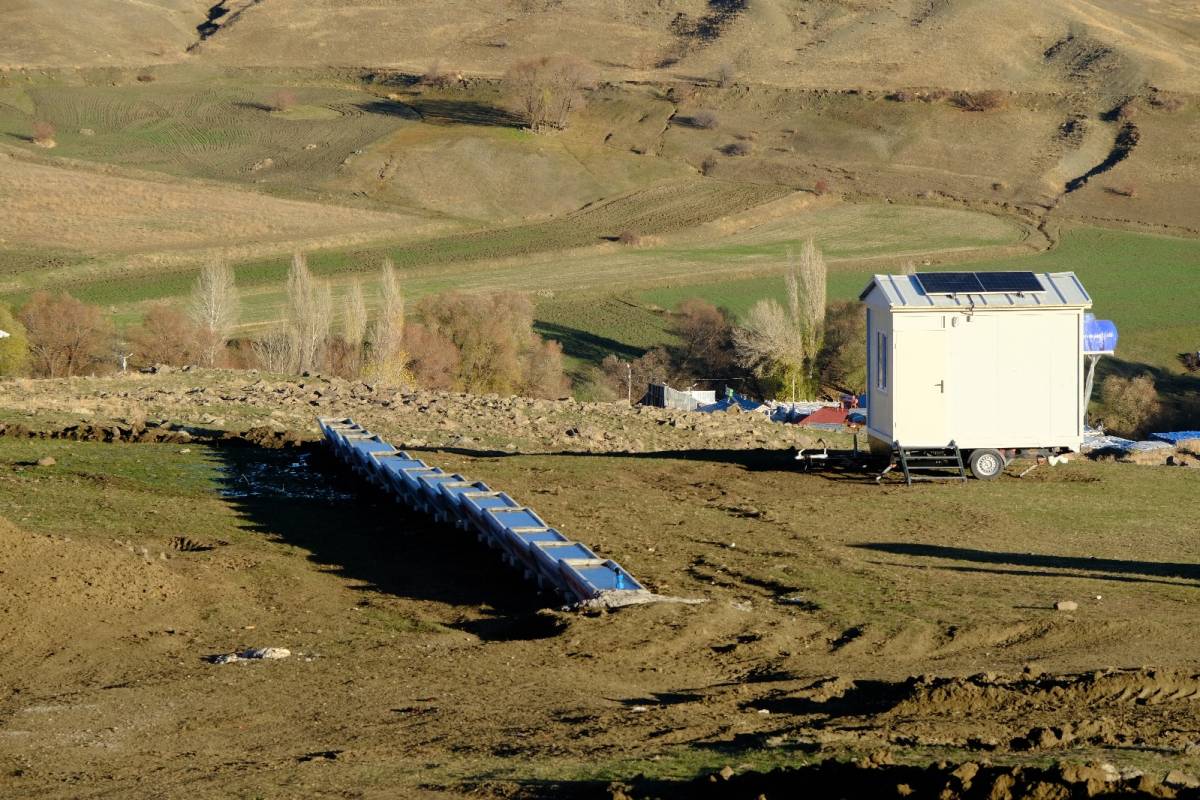 Ağrı’da Köylerde Hayvancılık Altyapısı Güçlendirildi