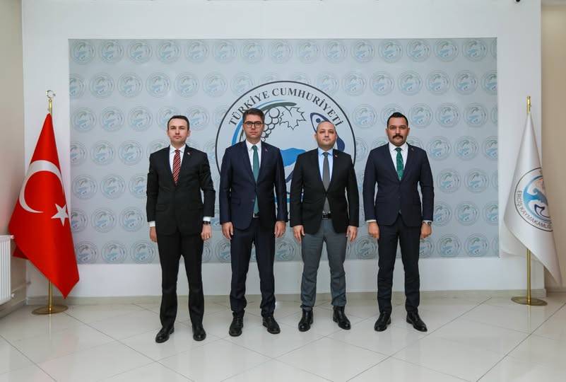Vali Yardımcısı Göktaş ve İlçe Kaymakamlarından Erciş Kaymakamına Ziyaret