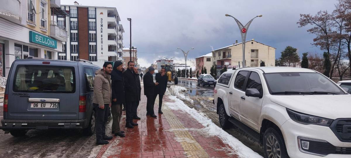 Eş Başkan Baran Bilici Karla Mücadele Çalışmalarını Yerinde İnceledi