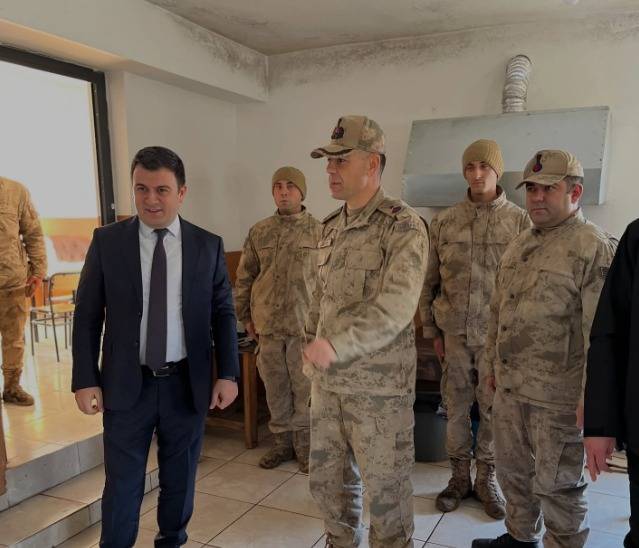 Kaymakam Burak Dertlioğlu’ndan Aktepe Jandarma Karakolu’na Ziyaret