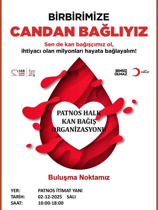 Türk Kızılay Patnos Şubesi'nden Kan Bağışı Çağrısı