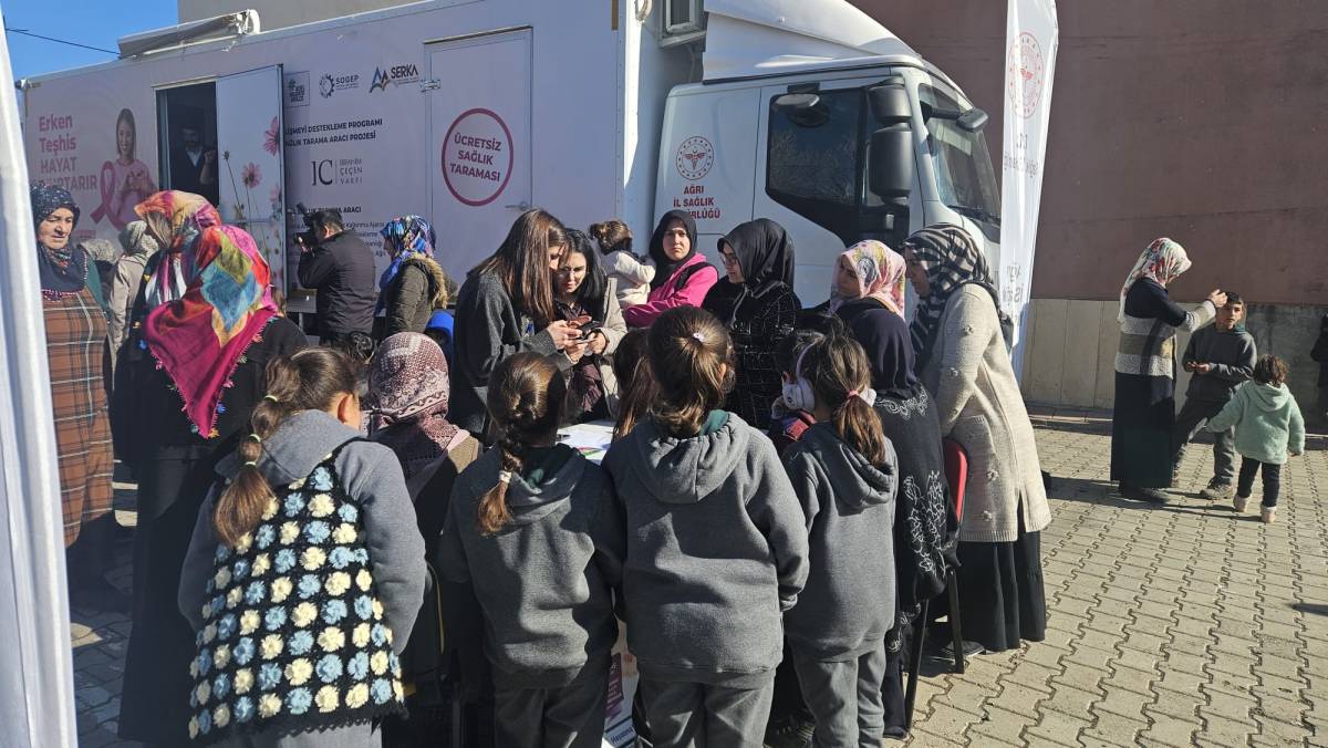 Gezici Kanser Tarama Aracı Ağrı’daki Kadınlara Ulaşıyor