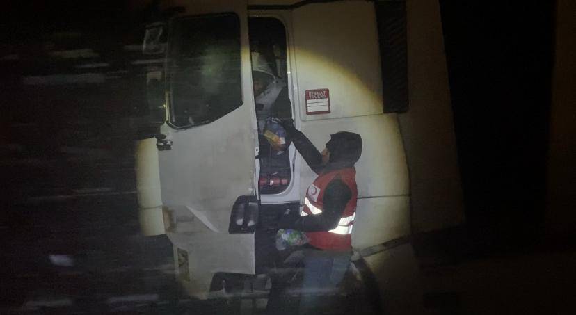 Ağrı'da Kar Esareti Başladı, Kızılay Sahaya İndi