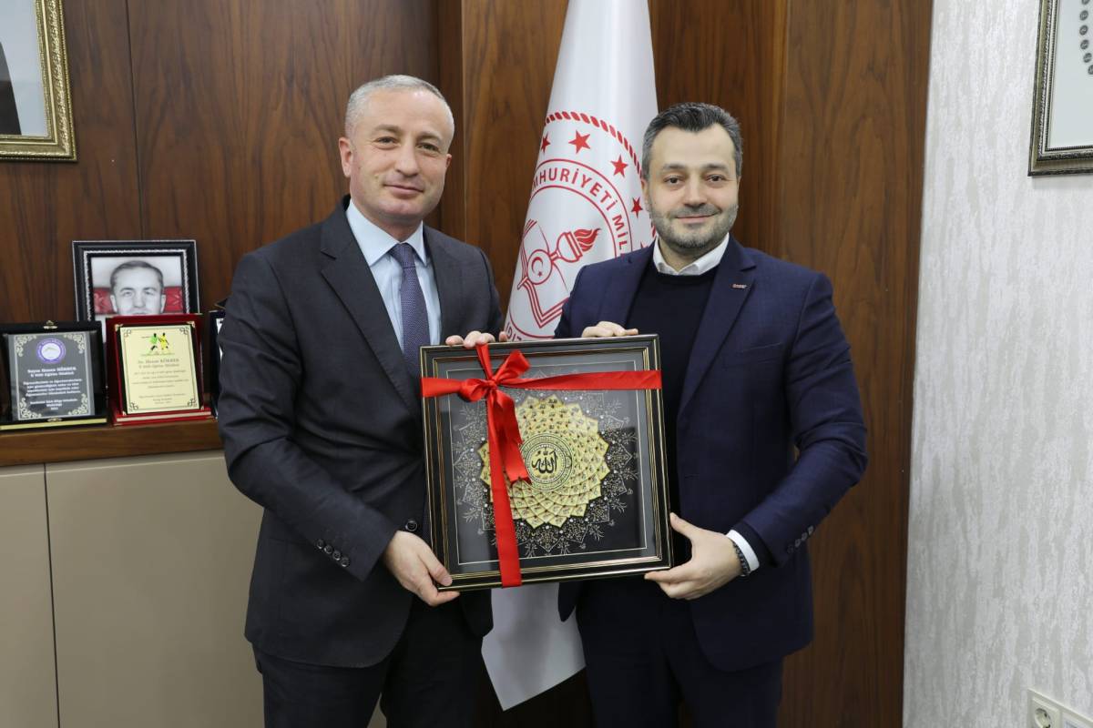 Önder İmam Hatipliler Derneği Genel Başkanı Ceylan’dan Milli Eğitim Müdürü Kökrek’e ziyaret