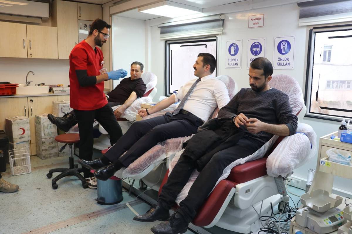 Tutak’ta Kan Bağışı Seferberliği