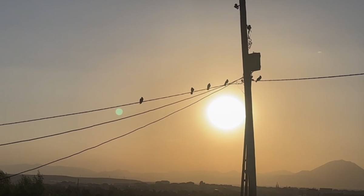 Ağrı’da Sonbahar ile Günbatımının Büyüleyen Buluşması