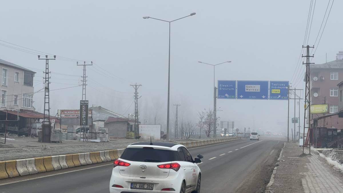Ağrı’da Soğuk Hava Etkisini Artırıyor