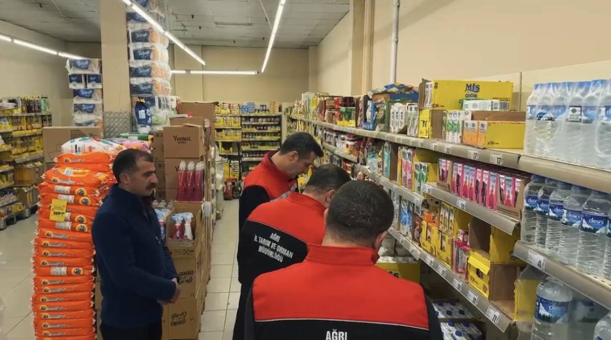 Ağrı’da Gıda İşletmelerine Kapsamlı Denetim