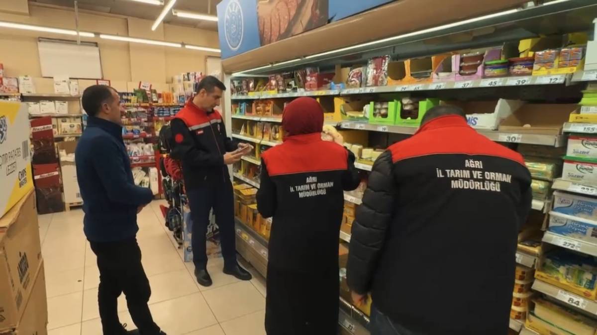Ağrı’da Gıda İşletmelerine Kapsamlı Denetim