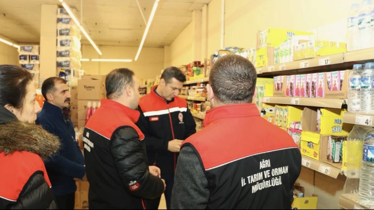 Ağrı’da Gıda İşletmelerine Kapsamlı Denetim