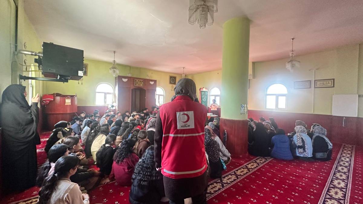 Doğubeyazıt’ta camide teknoloji bağımlılığı eğitimi