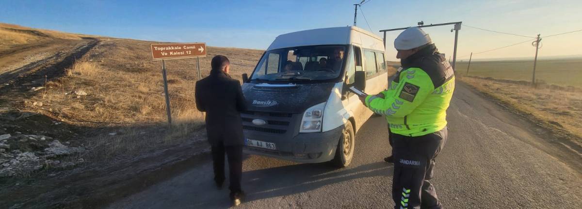 Eleşkirt’te Taşımalı Eğitim Araçları Mercek Altında