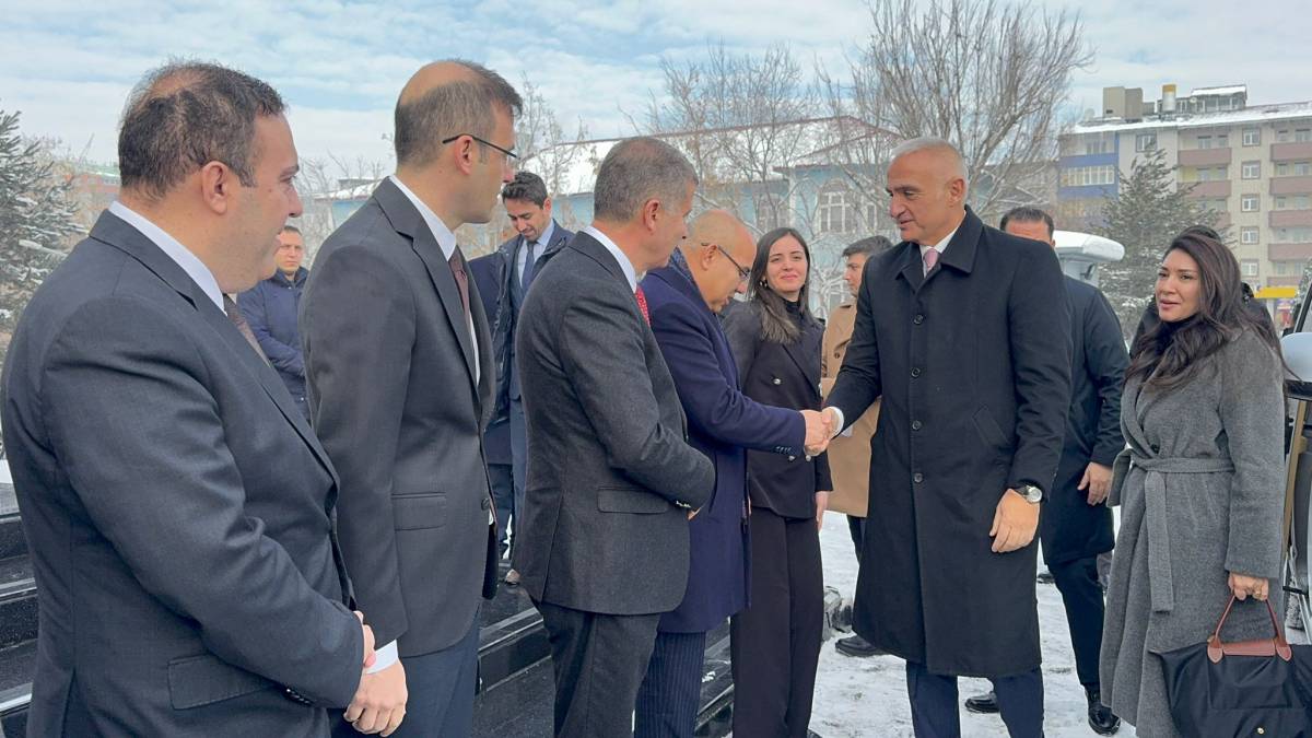 Kültür ve Turizm Bakanı Ersoy Ağrı’da