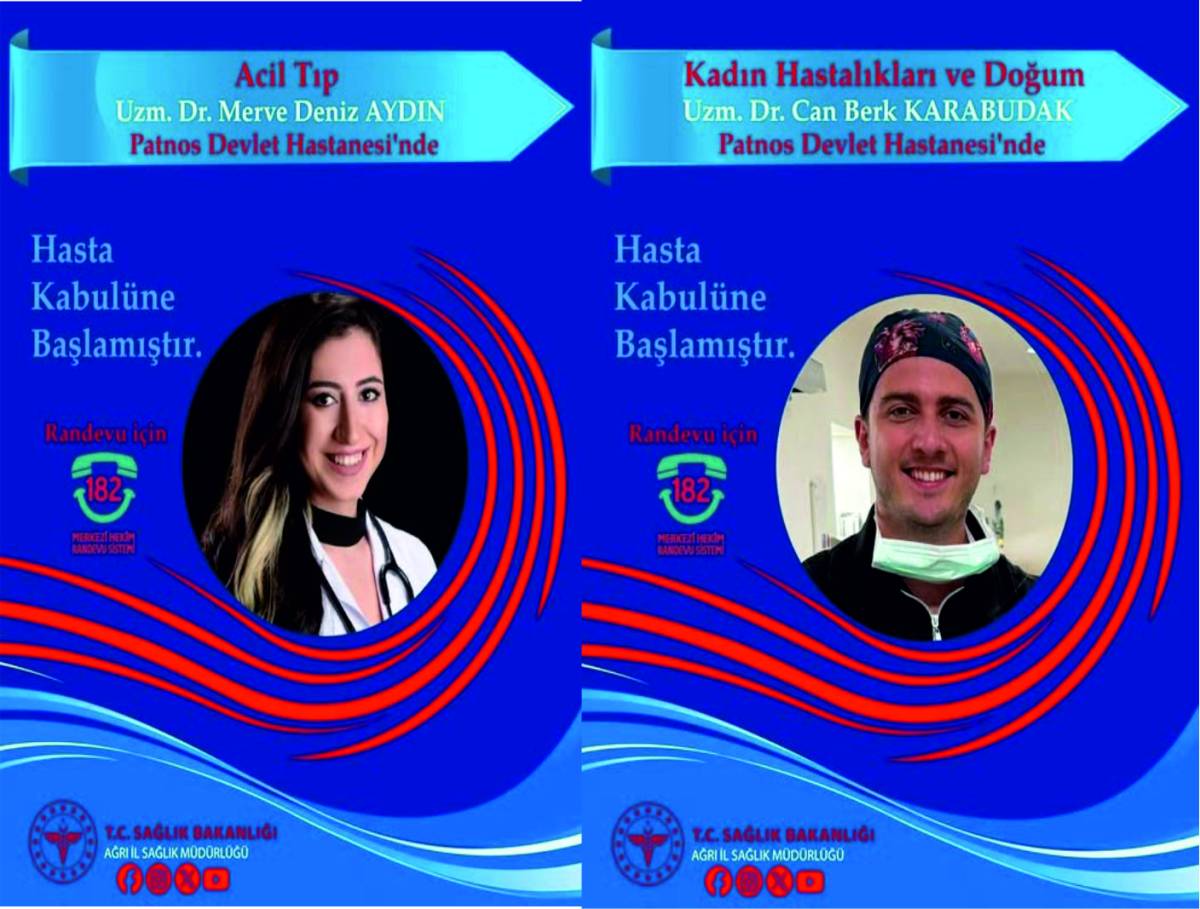 Patnos Devlet Hastanesi’nde İki Yeni Uzman Hasta Kabulüne Başladı