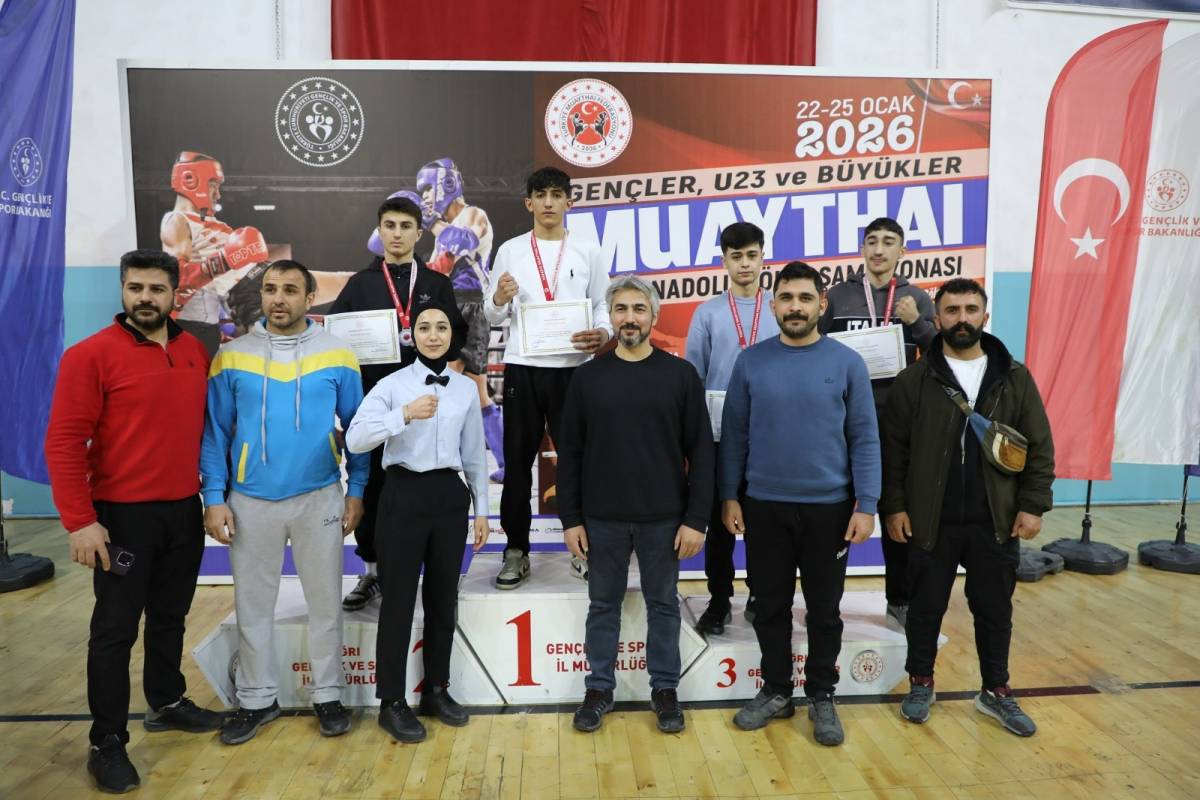 Muay Thai Şampiyonları Ağrı’da Belirlendi