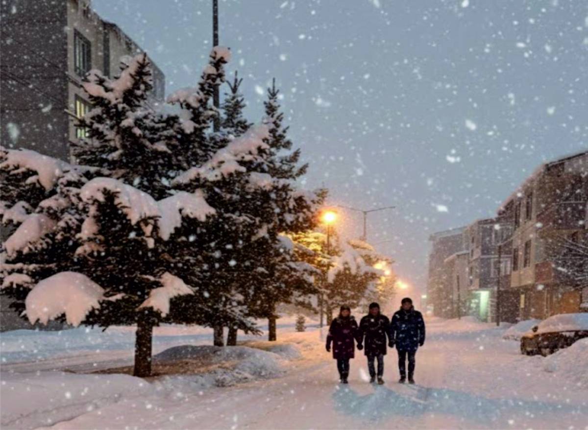 Patnos’ta Kış Manzaraları Büyüledi