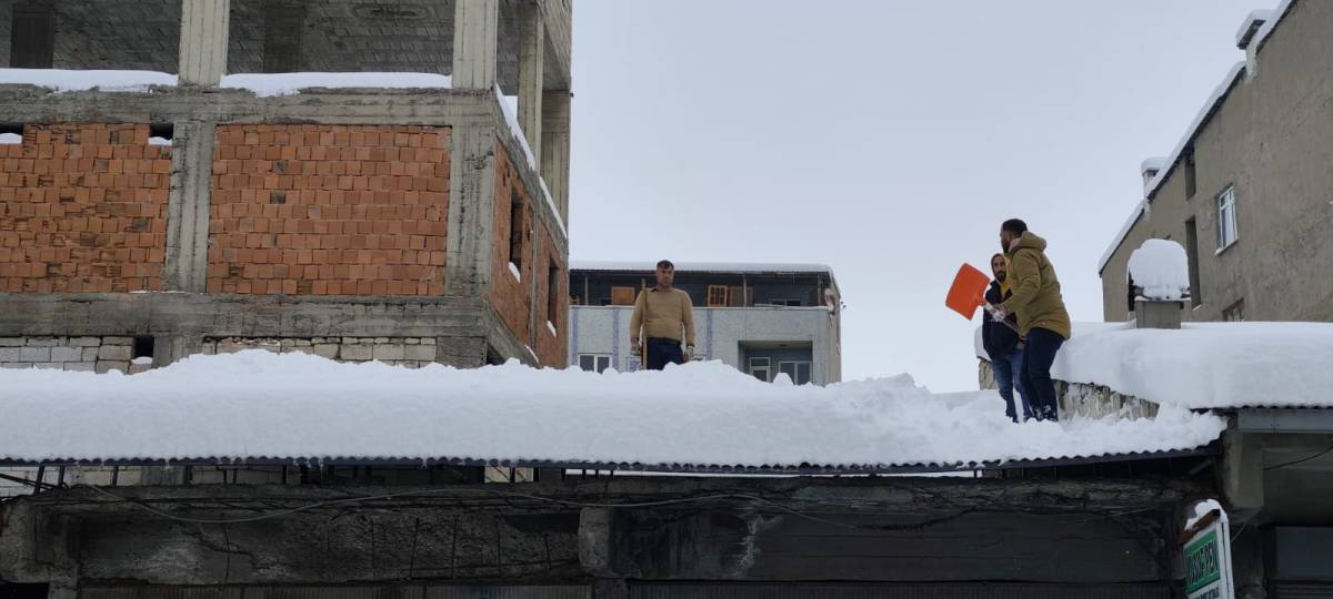 Patnos’ta Kar Yağışına Kısa Ara