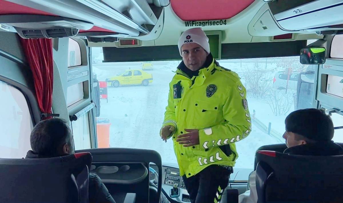 Gizli Buzlanmaya Karşı Ağrı Genelinde Trafik Uygulaması