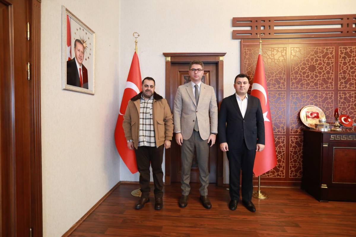 Patnos Kaymakamı Dertlioğlu’ndan Kaymakam Karaloğlu’na Ziyaret