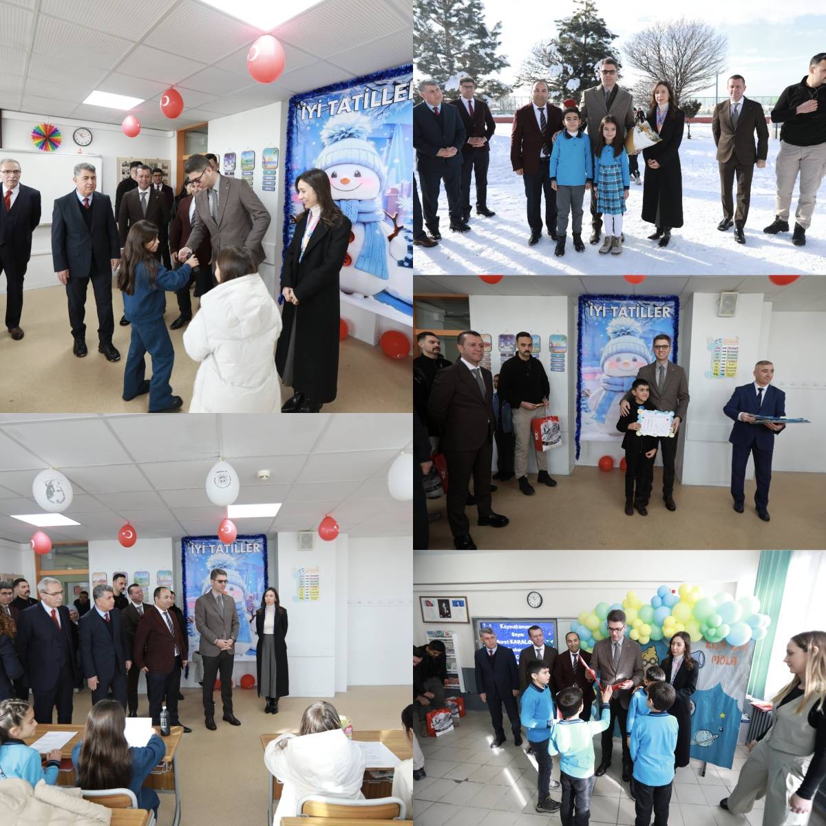 Kaymakam Karaloğlu Öğrencilerin Karne Heyecanına Ortak Oldu