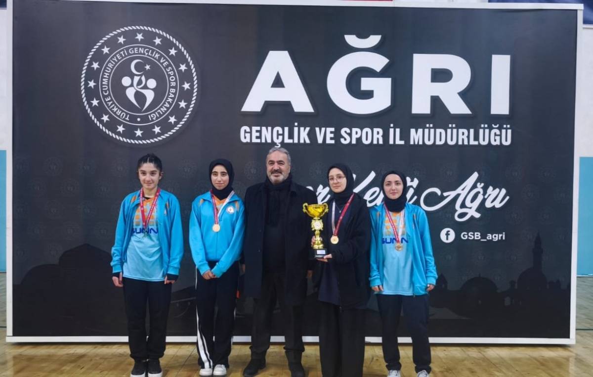 Ağrı’da Genç Sporcular Masa Tenisi İl Birinciliği İçin Yarıştı