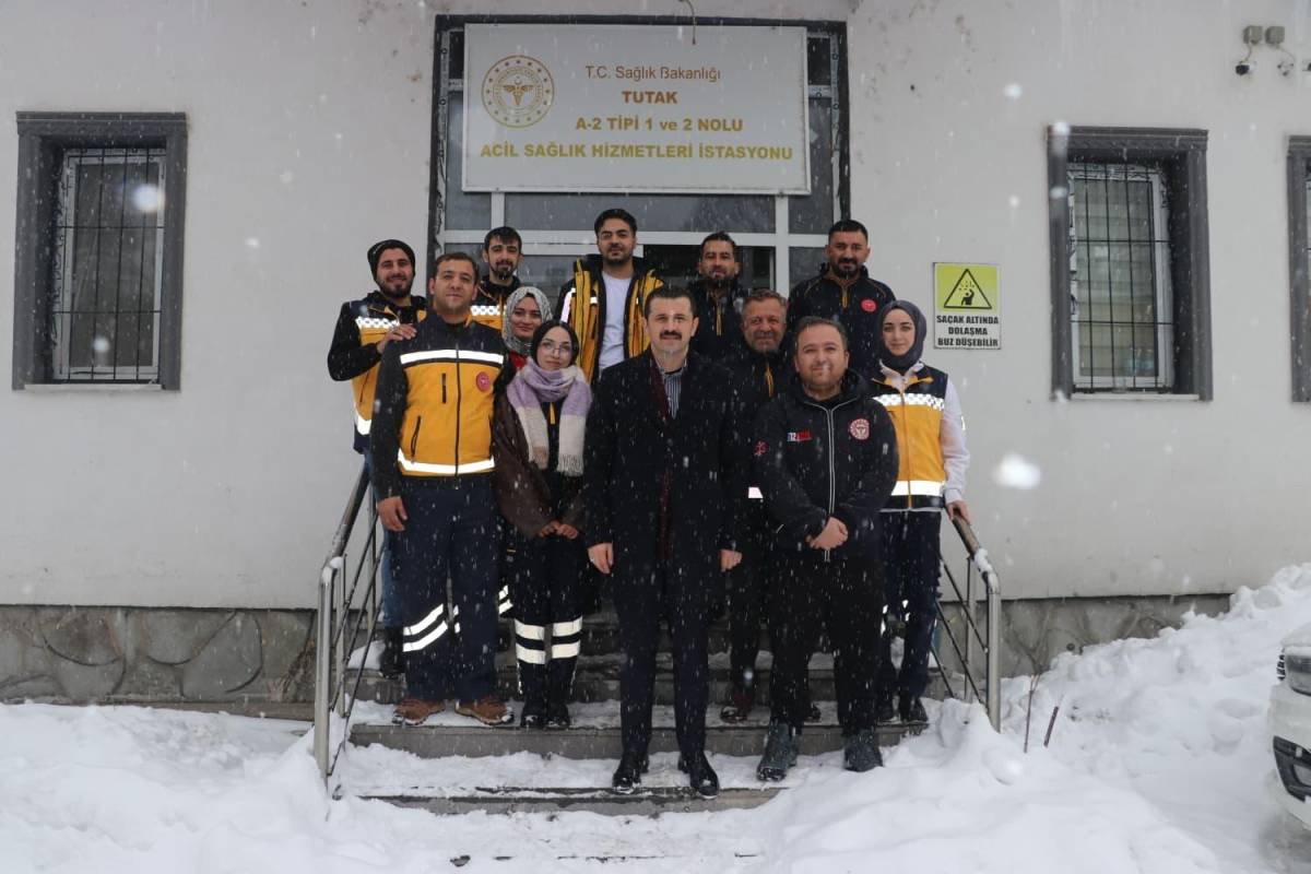 Tutak Kaymakamı Coşkun, Sağlık Hizmetlerini Yerinde İnceledi
