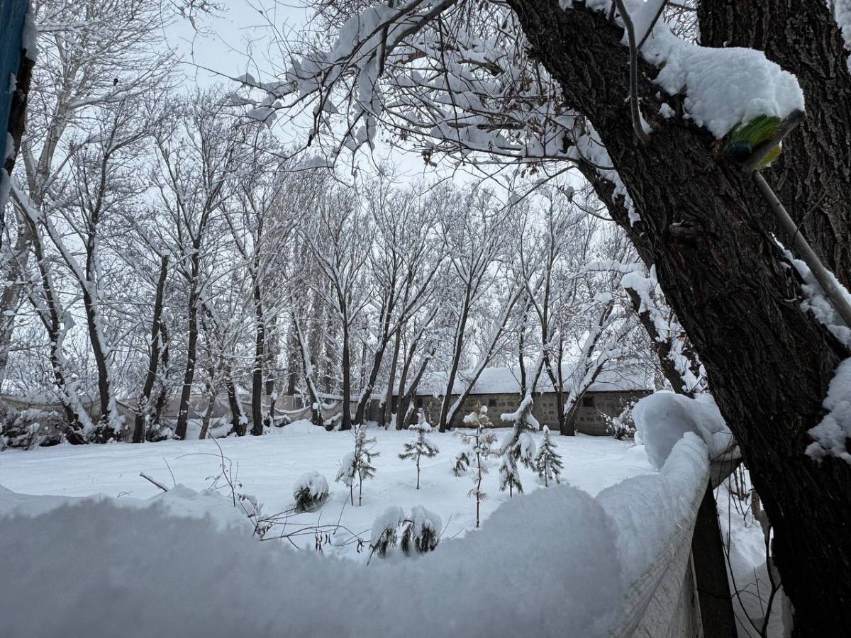 Ağrı’da gece boyunca yoğun kar yağışı etkili oldu